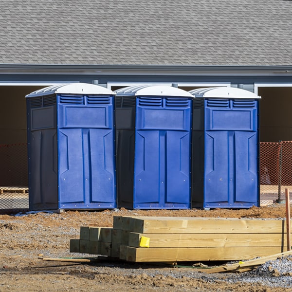 is there a specific order in which to place multiple portable restrooms in Cushing Maine